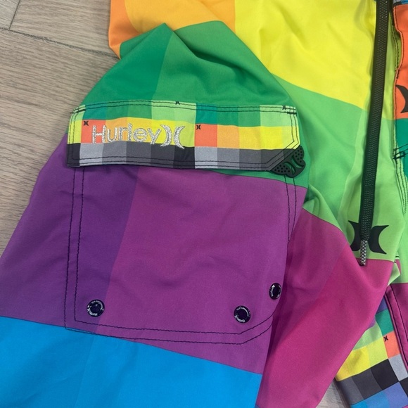 Hurley Men's Phantom Kingsroad P60 Multicolor Board Swim Shorts - Picture 3 of 9